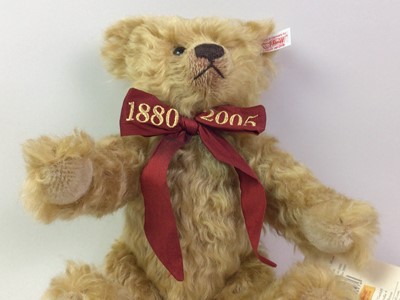 Lot 177 - THREE MODERN STEIFF TEDDY BEARS