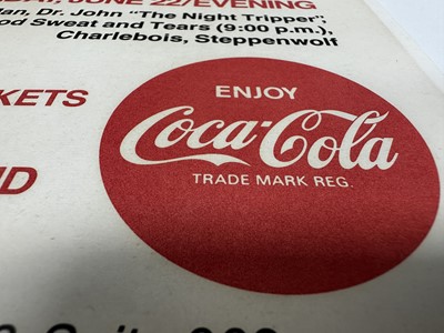 Lot 960 - VELVET UNDERGROUND - CONCERT POSTER, TORONTO POP FESTIVAL 69, JUNE 21/22, VARSITY STADIUM