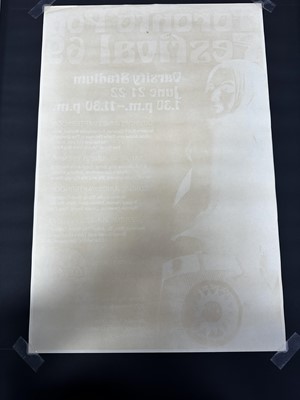 Lot 960 - VELVET UNDERGROUND - CONCERT POSTER, TORONTO POP FESTIVAL 69, JUNE 21/22, VARSITY STADIUM