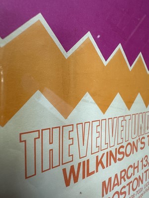 Lot 964 - VELVET UNDERGROUND - CONCERT FLYER, MARCH 13-15, THE BOSTON TEA PARTY