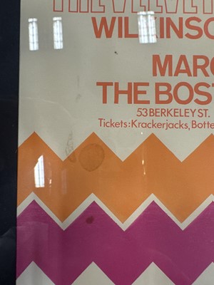 Lot 964 - VELVET UNDERGROUND - CONCERT FLYER, MARCH 13-15, THE BOSTON TEA PARTY