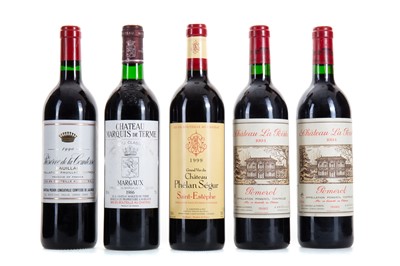 Lot 659 - 5 BOTTLES OF FRENCH RED WINE FROM THE BORDEAUX REGION