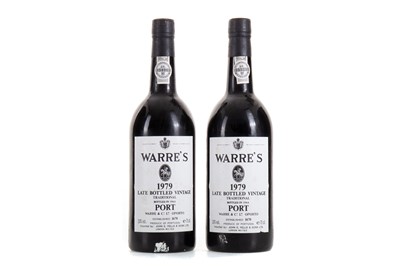 Lot 660 - 2 BOTTLES OF WARRE'S 1979 LBV