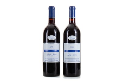 Lot 663 - 2 BOTTLES OF MOUNT LANGI GHIRAN 1991 LANGI SHIRAZ VICTORIA