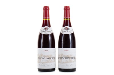 Lot 664 - 2 BOTTLES OF BOUCHARD PERE ET FILS 1996 GEVREY-CHAMBERTIN