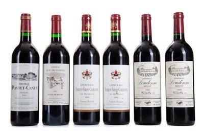 Lot 671 - 6 BOTTLES OF FRENCH RED WINE FROM THE BORDEAUX REGION