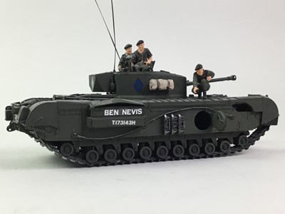 Lot 669 - GROUP OF MODEL TANKS