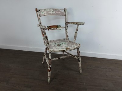 Lot 653 - REGENCY STYLE ARMCHAIR