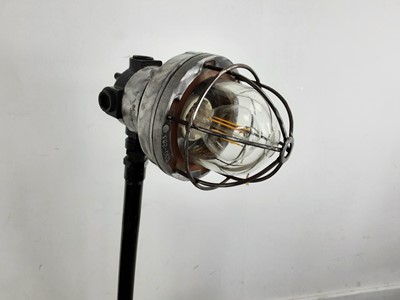 Lot 657 - INDUSTRIAL FLOOR LAMP