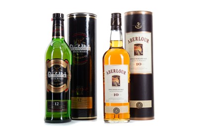 Lot 19 - ABERLOUR 10 YEAR OLD AND GLENFIDDICH 12 YEAR OLD SPECIAL RESERVE
