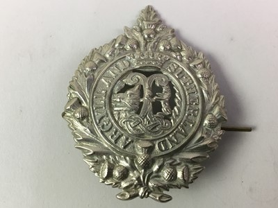 Lot 694 - COLLECTION OF MILITARY CAP BADGES