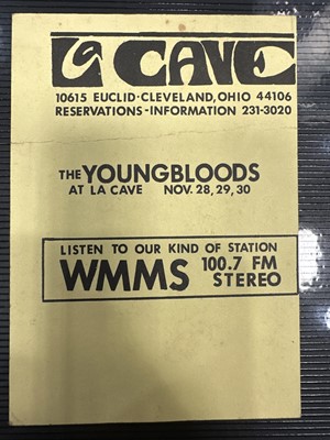 Lot 990 - VELVET UNDERGROUND - CONCERT CARD, APRIL 11-13 1969, GRANDE BALLROOM, DETROIT