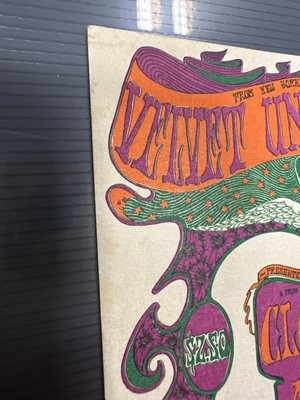 Lot 990 - VELVET UNDERGROUND - CONCERT CARD, APRIL 11-13 1969, GRANDE BALLROOM, DETROIT