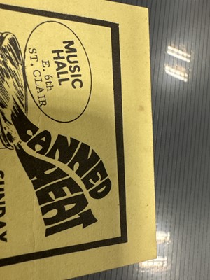 Lot 990 - VELVET UNDERGROUND - CONCERT CARD, APRIL 11-13 1969, GRANDE BALLROOM, DETROIT