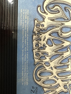 Lot 990 - VELVET UNDERGROUND - CONCERT CARD, APRIL 11-13 1969, GRANDE BALLROOM, DETROIT