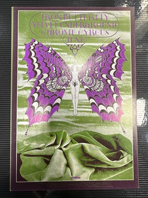 Lot 990 - VELVET UNDERGROUND - CONCERT CARD, APRIL 11-13 1969, GRANDE BALLROOM, DETROIT