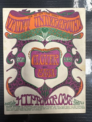 Lot 990 - VELVET UNDERGROUND - CONCERT CARD, APRIL 11-13 1969, GRANDE BALLROOM, DETROIT