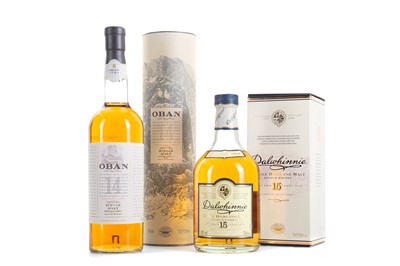 Lot 119 - OBAN 14 YEAR OLD AND DALWHINNIE 15 YEAR OLD