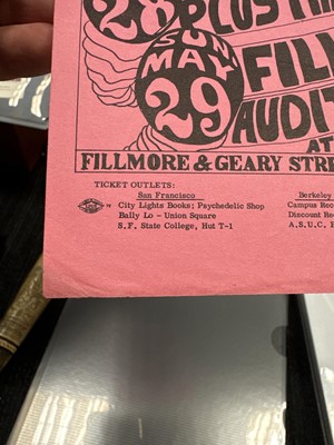 Lot 992 - VELVET UNDERGROUND - CONCERT HANDBILL AND TWO CARDS