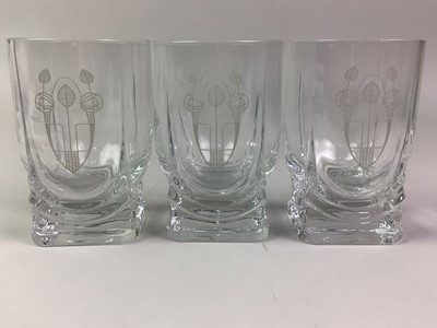 Lot 723 - RENNIE MACKINTOSH CRYSTAL SET