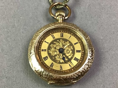 Lot 681 - VICTORIAN FOB WATCH