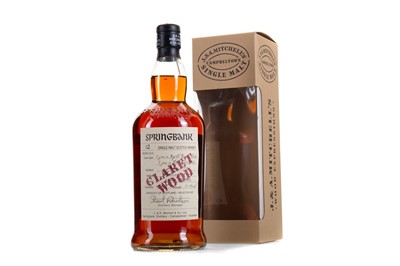 Lot 138 - SPRINGBANK 1997 12 YEAR OLD CLARET WOOD