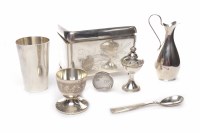 Lot 46 - LOT OF CONTINENTAL AND OTHER SILVER AND SILVER...