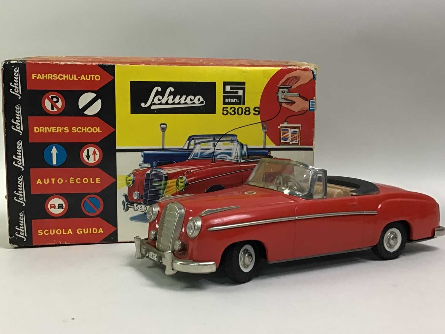 Lot 944 - SCHUCO 5308 MERCEDES CABRIOLET TIN PLATE CAR
