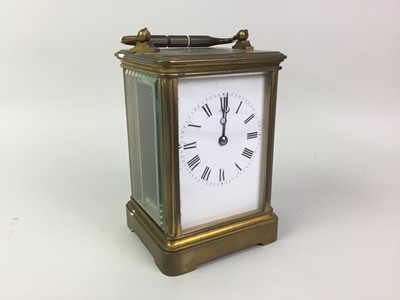 Lot 73 - VICTORIAN CARRIAGE CLOCK