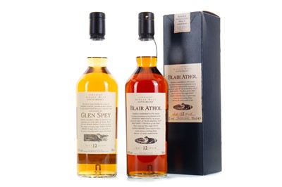 Lot 167 - BLAIR ATHOL 12 YEAR OLD FLORA & FAUNA AND GLEN SPEY 12 YEAR OLD FLORA & FAUNA