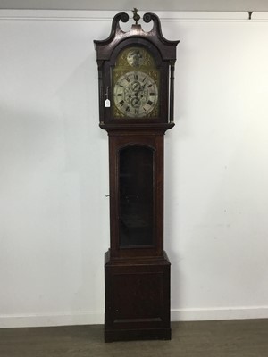 Lot 633 - OAK LONGCASE CLOCK