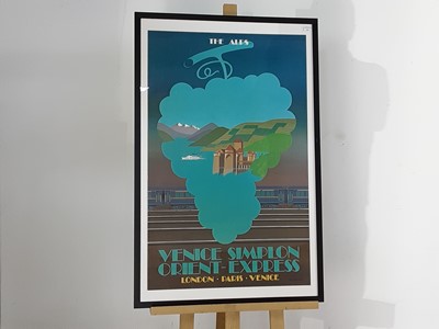 Lot 36 - REPRODUCTION TRAVEL POSTER, THE ALPS