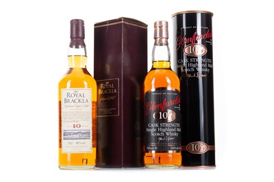 Lot 181 - ROYAL BRACKLA 10 YEAR OLD AND GLENFARCLAS 105°