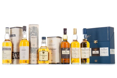 Lot 225 - A COLLECTION OF SIX 20CL DIAGEO SINGLE MALTS