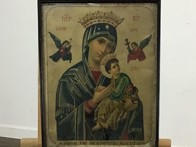 Lot 94 - PAIR OF RELIGIOUS PRINTS