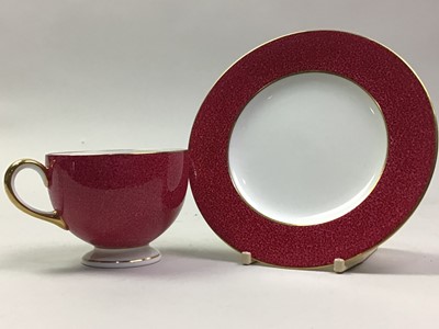 Lot 3 - WEDGWOOD 'POWDER RUBY' PART TEA SERVICE