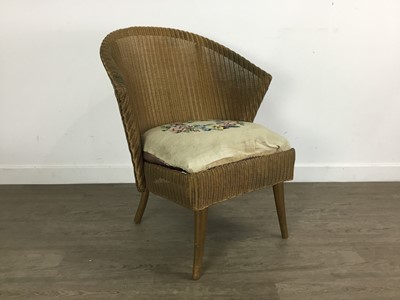 Lot 122 - LLOYD LOOM LUSTEY BEDROOM CHAIR