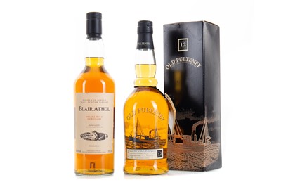 Lot 164 - BLAIR ATHOL 2010 DISTILLERY BOTTLING AND OLD PULTENEY 12 YEAR OLD