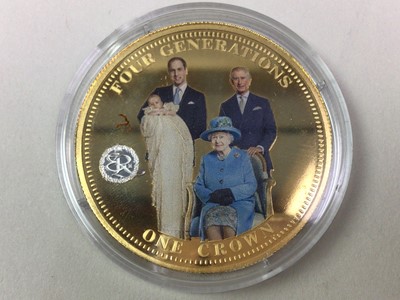 Lot 96 - CROWNING MOMENTS OF QUEEN ELIZABETH COIN COLLECTION