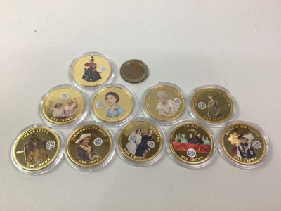 Lot 96 - CROWNING MOMENTS OF QUEEN ELIZABETH COIN COLLECTION