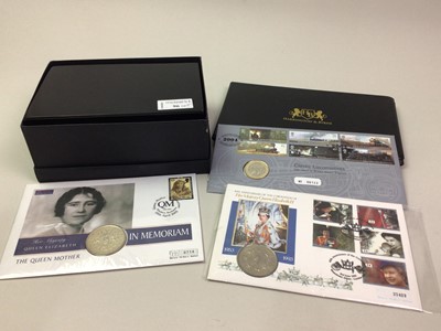 Lot 96 - CROWNING MOMENTS OF QUEEN ELIZABETH COIN COLLECTION