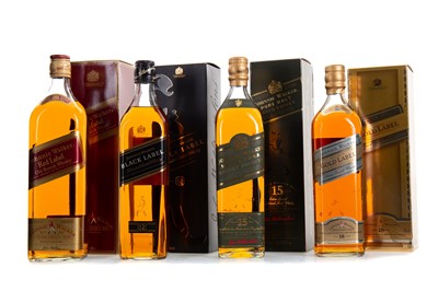 Lot 176 - 4 BOTTLES OF JOHNNIE WALKER