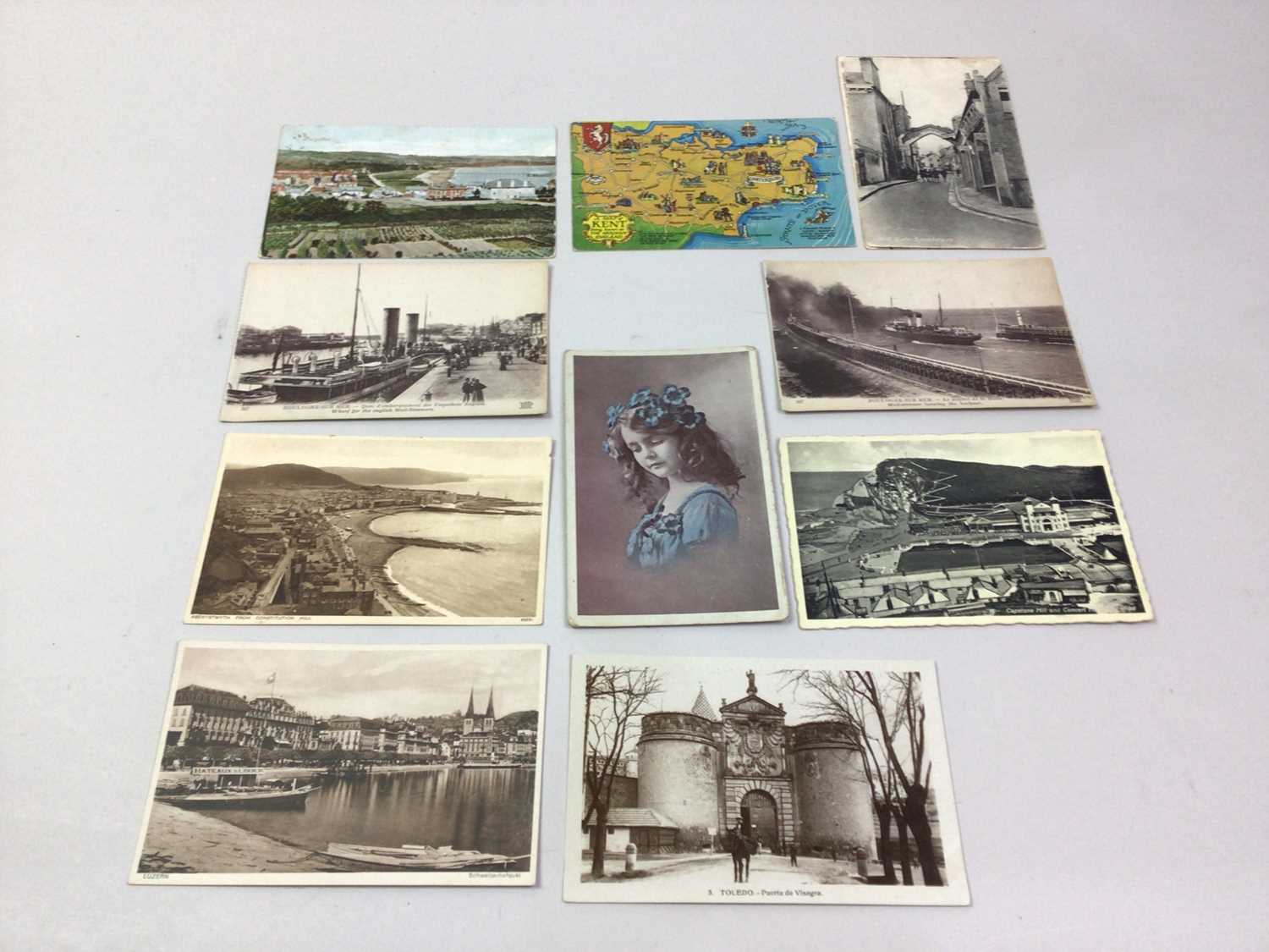 Postcard Collection Examples Lot 110 - COLLECTION OF POSTCARDS