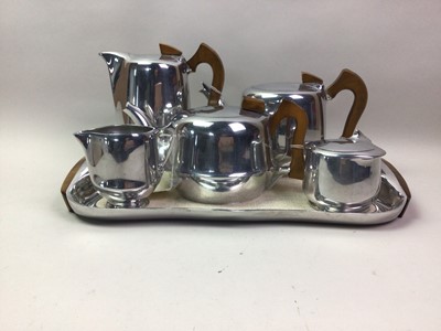 Lot 35 - PICQUOT WARE TEA AND COFFEE SERVICE