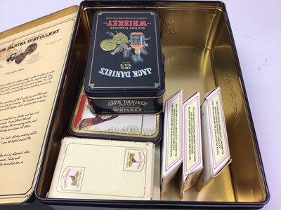 Lot 141 - COLLECTION OF WHISKY MINIATURES AND PLAYING CARDS