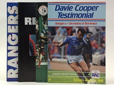 Lot 47 - COLLECTION OF RANGERS LEAGUE PROGRAMMES