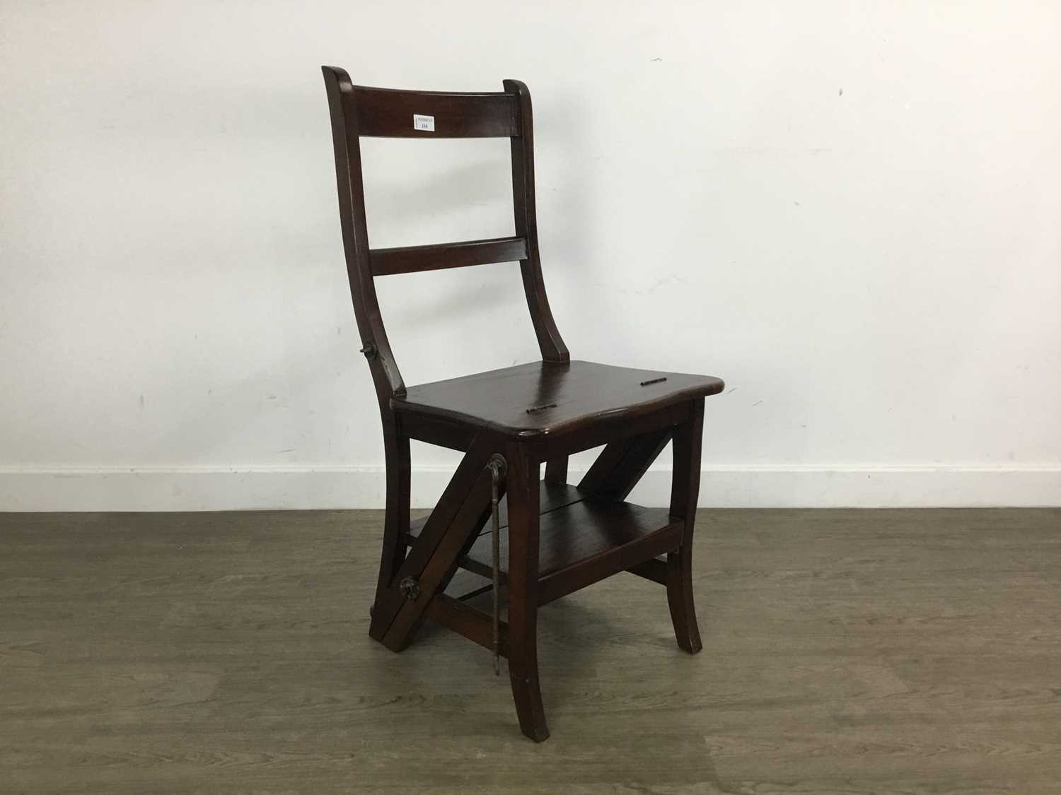 Lot 134 - REPRODUCTION SET OF MAHOGANY METAMORPHIC