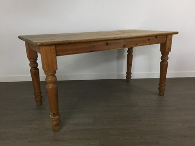 Lot 393 - PINE KITCHEN TABLE