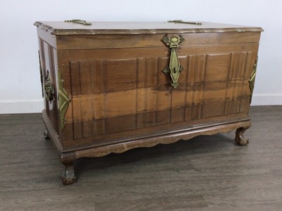 Lot 137 - REPRODUCTION WALNUT BLANKET CHEST