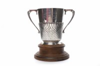 Lot 76 - VICTORIAN SILVER TWO-HANDLED CHRISTENING CUP...